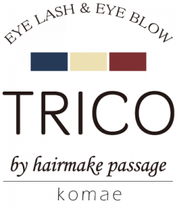 狛江にあるアイラッシュサロン「トリコ（TRICO）狛江」のフッターロゴ